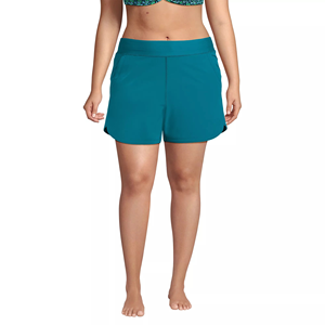 New Solid Color Mesh Double Layer Breathable <b>Waist</b> Sports Tennis Yoga Shorts Running Fitness Women - Product Image 2