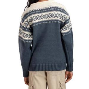 Pull en tricot pour femme à col rond, couleur unie, en fil doux, respirant, pour usage quotidien, collection automne - Product Image 3