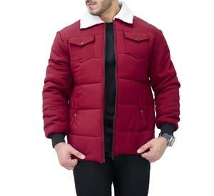 Chaqueta Acolchada de Algodón con Cremallera y Estampado de Letras, Chaqueta Acolchada con Cinta para Hombre, Venta al por Mayor, Personalizada, 2026 - Product Image 2