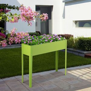 Jardinera Elevada para Exteriores de 40 x 13 Pulgadas, Macetas y Jardineras Elegantes para Flores y Plantas - Product Image 2