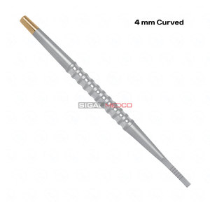 Cincel Óseo Dental Premium, Punta Recta o Curva, Instrumento Quirúrgico Autoclavable, Herramienta Reutilizable Oral Maxilofacial - Product Image 4