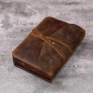 Housse de Bible en cuir pleine fleur rustique personnalisée, étui de Bible fait main, cadeau chrétien gravé sur mesure pour hommes et femmes - Product Image 3