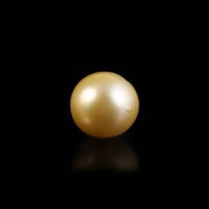 Perle dorée artisanale de 3,65 carats, pierre précieuse en vrac pour bijoux fins - Product Image 2