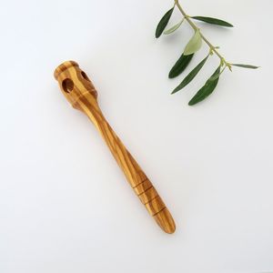 Cuillère à miel en bois pour servir le sirop et le miel - Product Image 3