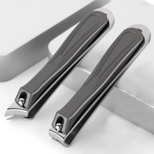 กรรไกรตัดเล็บแบบพกพา แข็งแรง ทนทาน คุณภาพระดับมืออาชีพ ทำจากสแตนเลส ปากกว้าง ป้องกันการกระเด็น ตัดเล็บเท้าและเล็บมือได้ - Product Image 1