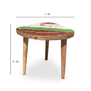Mesa de Centro de Madera Maciza Ecológica, Duradera, Rústica, Simple, Hecha a Mano, Estilo Minimalista, Vintage, Industrial, para Sala de Estar, Venta al Por Mayor - Product Image 1