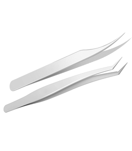 ที่หนีบขนตาสแตนเลสแบบพรีเมี่ยมเครื่องมือต่อขนตาเพื่อความงามแบบมืออาชีพ - Product Image 2
