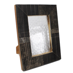 Buffalo Horn Handmade Photo <b>Frame</b> with Resin Wooden and Bone Inlay for Home Decor and Living Room Gifts - Product Image 4