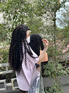 Chaude Vente en Gros HD Lace Frontal Noir Bouclés Perruque Vierge Vietnamien Têtes De Formation De Cheveux Humains pour les Femmes Noires à un Prix Pas Cher - Product Image 5