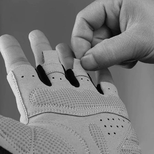 Wholesale Half Finger Cycling Glove Gel Padded Breathable Shock Absorption Palm Grip Cycling Glove With <b>Hook</b> Loop Closure - Product Image 5