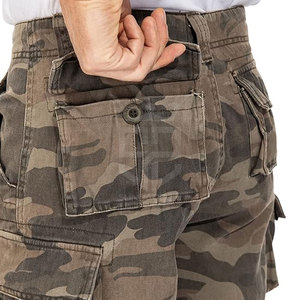 Pantalones cortos cargo para hombre, de algodón, ligeros, transpirables, de corte holgado, los más vendidos. - Product Image 6