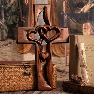 Cruz de Madera Premium a Bajo Precio, Cruz Religiosa para Colgar en la Pared, para el Hogar, la Iglesia, la Oración y la Decoración Espiritual, por M/S SHAAD HANDICRAFTS - Product Image 6