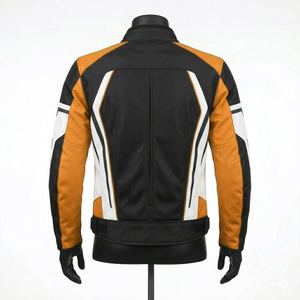Latest Style Motorbike <b>Motorcycle</b> Racing Sport Genuine Leather Motorbike <b>Jacket</b> for Men with Thermal Lining - Product Image 2