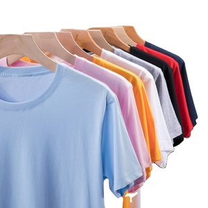 T-shirt tricoté à col rond 100 % coton pour homme, 180 g, écologique, anti-rétrécissement, séchage rapide, coupe décontractée, vierge - Product Image 1