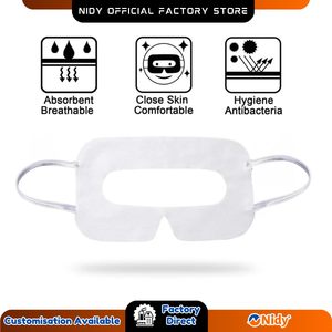 Masque facial jetable NIDY pour casque VR, hygiénique, en tissu non tissé SMS, imperméable, masque pour les yeux, casque VR respirant, absorbant la transpiration - Product Image 6