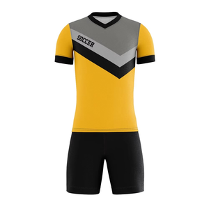 Nouveau design élégant, uniforme de football unisexe, maillot de football sur mesure, respirant, séchage rapide, 100% polyester, entraînement pour le football - Product Image 4