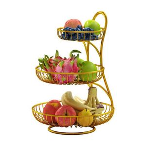 Metal Fruit <b>Basket</b> Crafted For Countertop Organization In Residential Commercial And Hospitality Settings - Product Image 1