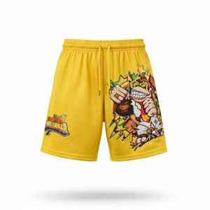 Double <b>Layer</b> Custom Embroidery Logo Solid High Street Swimming Gym Athletic Custom Printed Basketball Shorts Unisex Mesh Shorts - Product Image 4