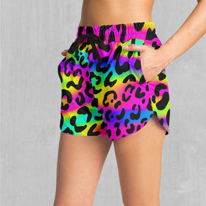 ladies <b>tie</b> dye shorts breathable summer shorts women abstract <b>print</b> shorts loose casual outfit ladies printed shorts - Product Image 3