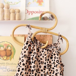 Hot Demand Wood Clothes <b>Rack</b> Natural Durable Rattan Hanger for Kids Custom Design Clothing Hangers From Vietnam - Product Image 3