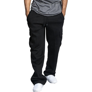 Ensemble de survêtement pour homme imprimé, coupe ajustée, respirant, avec sweat à capuche, pantalon de jogging et pantalon cargo, 100% coton - Product Image 1