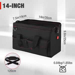 Nouvelle sacoche de rangement pour outils unisexe de haute qualité, imperméable, pour usage extérieur, multi-poches, capacité accrue de 30 %, nouvelle solution de rangement pour outils - Product Image 5