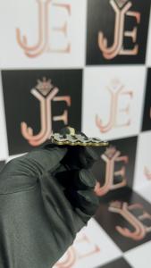 Colgante Brillante de Plata de Ley 925, Estilo Hip Hop, con Incrustaciones de Moissanita, con Placa de Nombre TITO Personalizada - Product Image 3