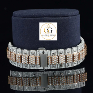 Top Selling Fully White Iced Out Diamond Watch with Full Stones For Wedding or Party Available at Export Price - Product Image 6