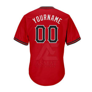 Nueva Llegada, Ropa Deportiva Premium, Nombre Personalizado, Tela 100% Poliéster, Mejor Precio, Camiseta de Béisbol - Product Image 6