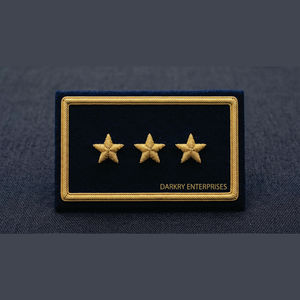 Parche Bordado a Mano con Hilo de Oro, Diseño de Estrella Cruzada, para Chaqueta, Club o Asociación, Servicio Personalizado - Product Image 4