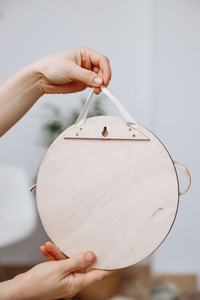 Décoration murale en bois de style bohème fait à la main cadre photo de plaque signalétique de pépinière suspendue pour chambre d'enfant à usage domestique - Product Image 4