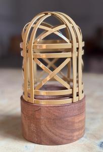 Nouvel arrivage de brûleur d'encens fini or et métal désodorisant pour chambre et bureau brûleur d'encens de table - Product Image 4
