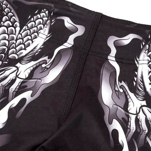 Pantalones Cortos Deportivos MMA con Estampado de Dragón Negro para Hombre, Sublimación, Transpirables, Ajuste Atlético, Ropa Deportiva - Product Image 5