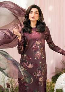 Shalwar Kameez pour femmes, design en tissu lawn, vêtements d'hiver pakistanais respirants pour les fêtes, disponibles au prix de gros - Product Image 4