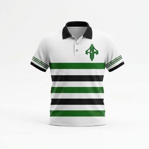 Ensemble polo homme personnalisé de haute qualité, matière polyester/coton, style décontracté, technique imprimée par RIVIAN ATLANTIC - Product Image 1