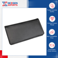 En stock, qualité excellente, style vintage, couverture de carnet de chèques, Nexgen Exports, design de logo personnalisé pour la vente en gros authentique