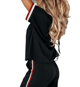 Haut d'été élégant et respirant pour femme, en tissu non extensible, léger, à manches courtes, motif uni, idéal pour tous les jours - Product Image 6