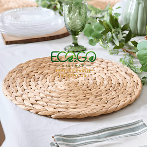 Eco2go Vietnam Eco-Friendly Handmade Sedge Placemat Indoor Outdoor Use Home Living Decoration Handicraft Weaving <b>Mat</b> - Product Image 3