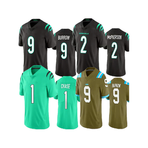 เสื้อฟุตบอลอเมริกันพิมพ์ลายตามสั่ง ไซส์พลัส คุณภาพเยี่ยม ระบายอากาศได้ดี แห้งเร็ว แขนสั้น สำหรับฝึกซ้อม - Product Image 3