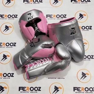Ensemble d'équipement de sécurité pour la boxe avec gants en cuir, protège-tête et protège-glandes pour l'entraînement en salle, l'entraînement avec un coach et les séances de sparring - Product Image 6