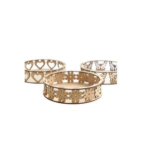 Boîte à bijoux carrée en bois doré de qualité supérieure – Organisateur de rangement écologique poli pour accessoires, usage domestique - Product Image 3