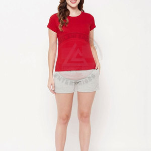 New Arrival High Quality Casual Women <b>Shorts</b> Set 100% Cotton Eco-Friendly Breathable Custom Logo OEM Service - Product Image 6