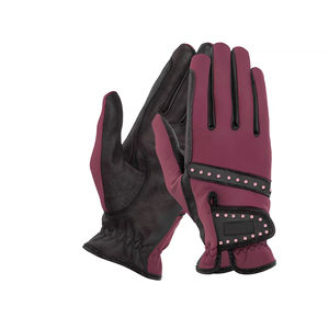 Guantes de equitación de cuero de verano de alta calidad personalizados al por mayor para deportes al aire libre y fitness - Product Image 2