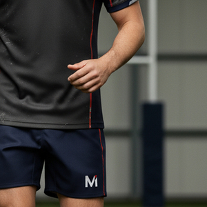 ชุดรักบี้แบบซับลิเมชั่นพร้อมโลโก้สั่งทำ กางเกงขาสั้นแห้งเร็ว ป้องกันรังสียูวี ชุดประสิทธิภาพสูง ผู้ผลิตมืออาชีพ ชุดยูนิฟอร์มรักบี้สำหรับทีม - Product Image 5