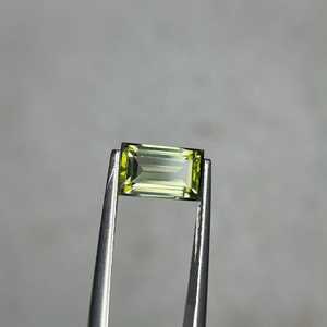 Turmalina Verde Natural, Gema Facetada Suelta para Joyería, Anillo, Colgante, Gema con Corte Cojín, Cristal - Product Image 1
