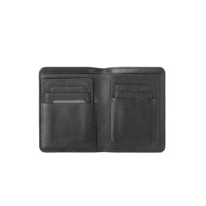 Portefeuille en cuir véritable de qualité supérieure, pliage court, porte-cartes, style minimaliste, doublure en daim, plusieurs emplacements pour cartes, exporté du Bangladesh - Product Image 3