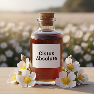 Aceite Absoluto de Cistus Natural al por Mayor para Cosméticos, Perfumería y Aromaterapia - Product Image 1