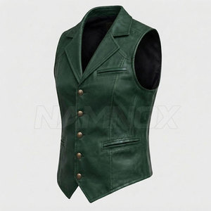 Lightweight Plus Size Fashion Leather <b>Vest</b> Breathable Fashion Leather <b>Vest</b> Winter Wear Fashion Leather <b>Vest</b> - Product Image 3
