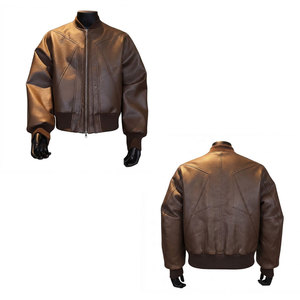 Full Sleeves Men's Cowhide <b>Leather</b> <b>Jacket</b> New Style Cowhide <b>Leather</b> <b>Jackets</b> Windproof <b>Leather</b> <b>Jacket</b> For Sale - Product Image 4