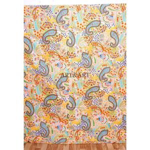 Manta de Kantha Hecha a Mano, 100% Algodón Puro, 220g, con Estampado Floral, Ecológica, Cómoda y de Alta Calidad, Estilo Indio, Gran Venta - Product Image 1